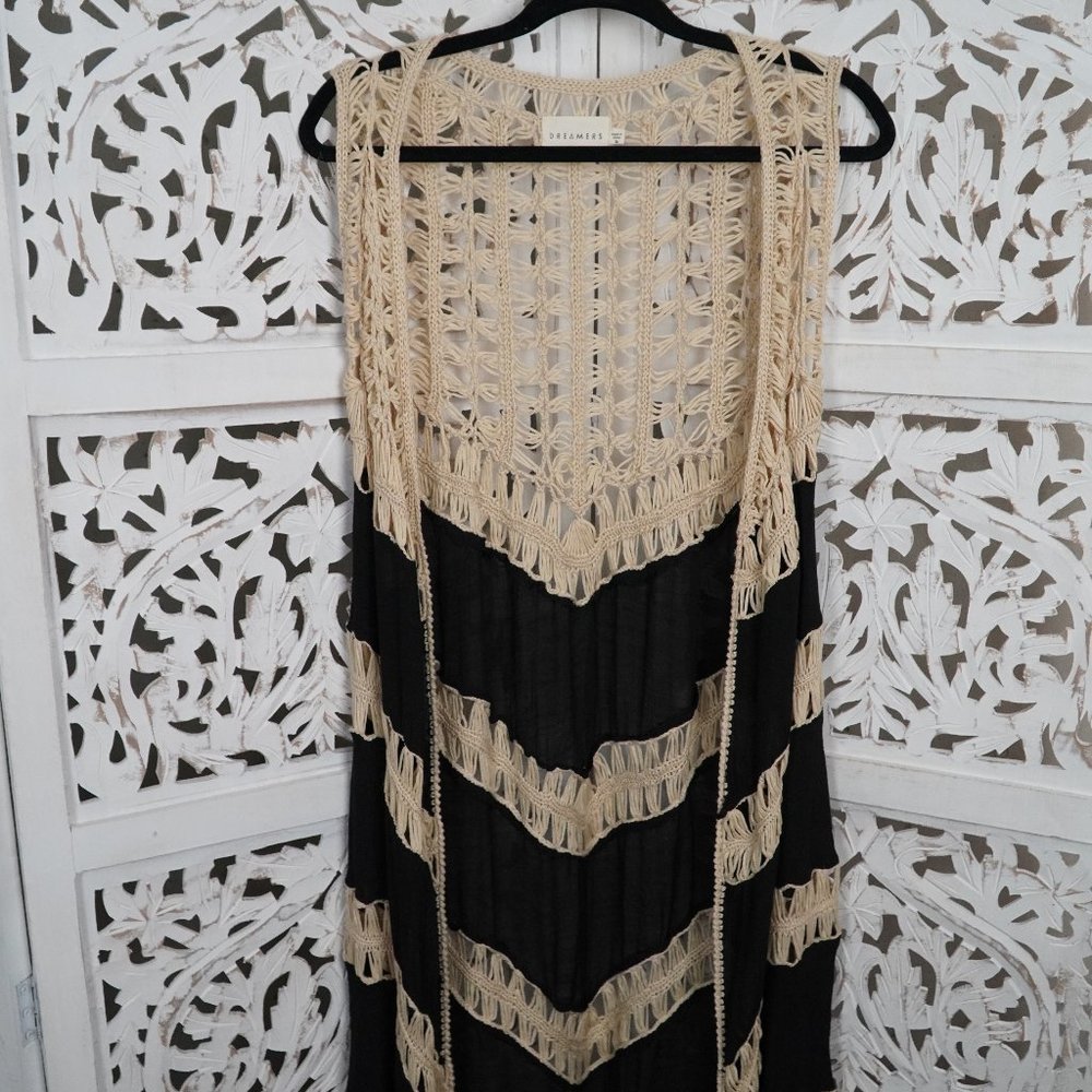 Dreamers | Macrame Shrug Cover Up Coachella Outfit